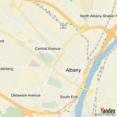 Yandex static map API